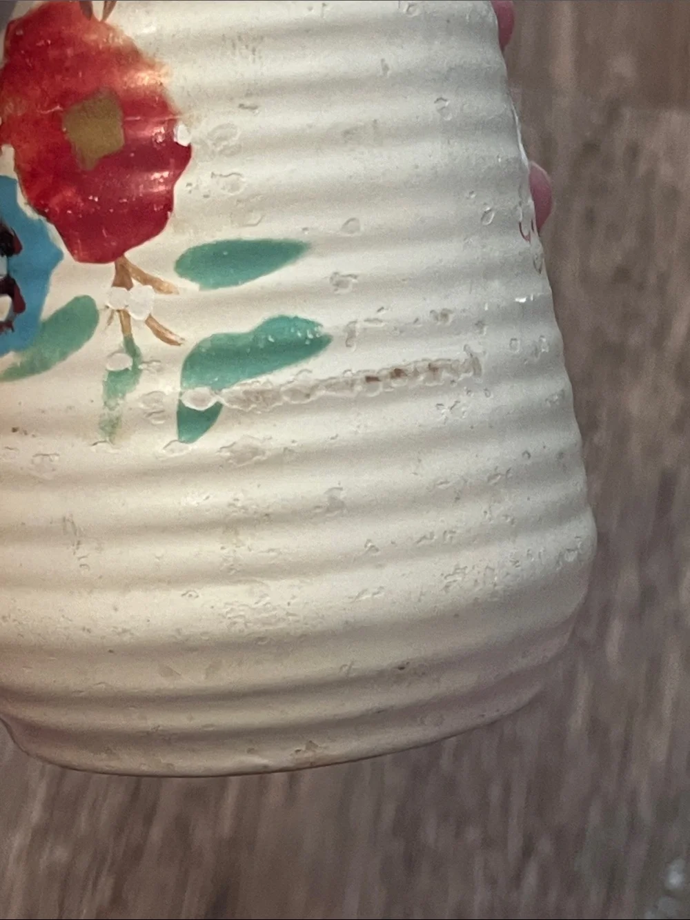 Bramley Hand-Painted Floral Ceramic Salt Shaker or sugar dispenser